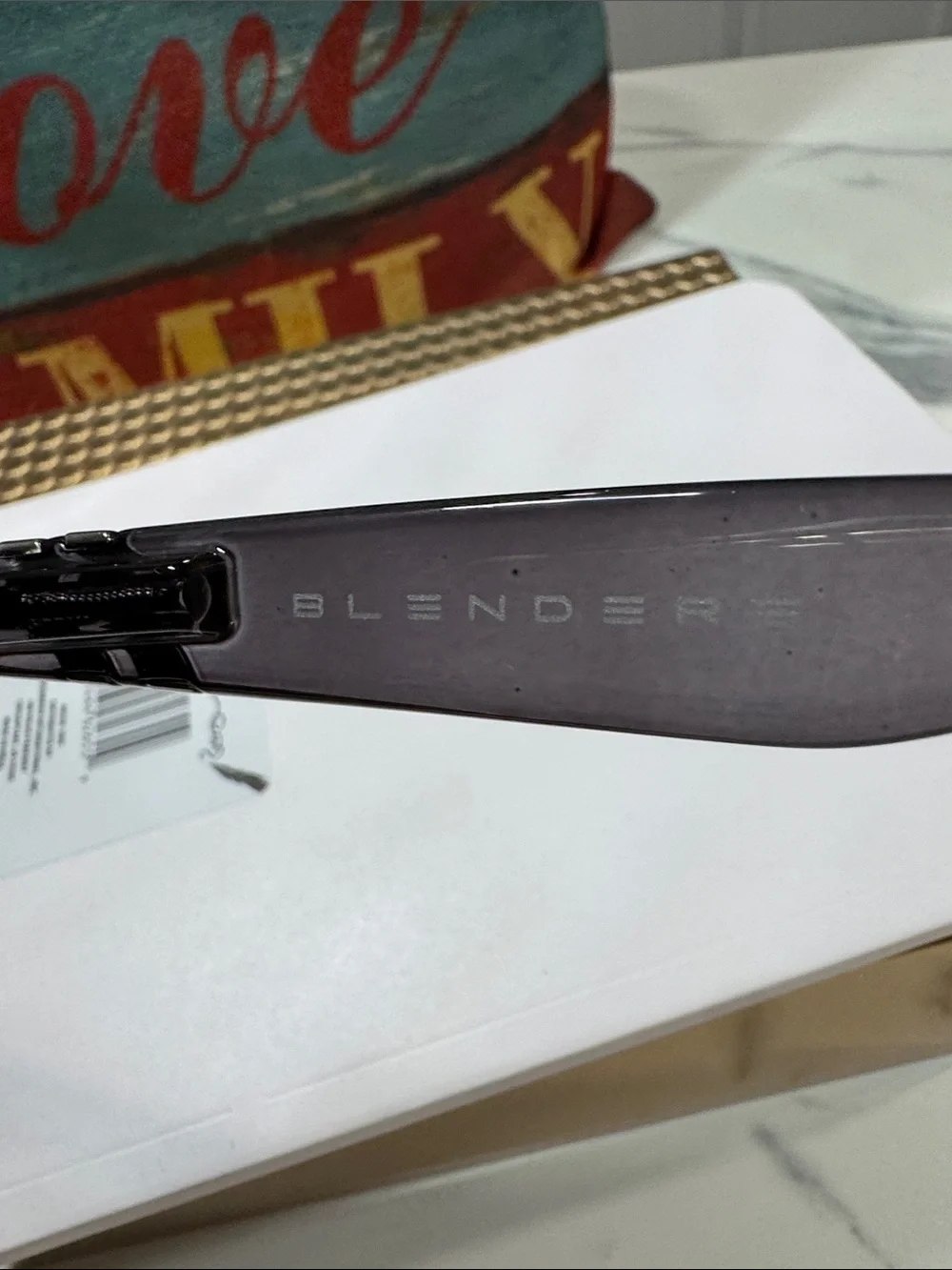 Blenders Men's Black Oversized Sunglasses - Classic Polarized Style